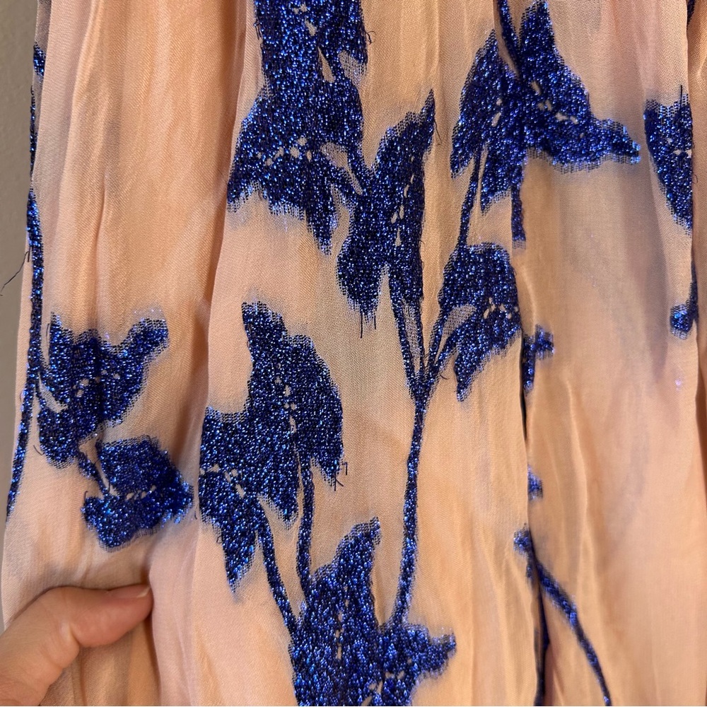 Anthropologie Not So Serious By Pallavi Mohan Ruffled High-Low Dress - Picture 9 of 9